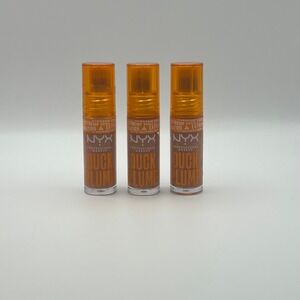 NYX Duck Plump Lip Gloss Apri-Caught 04 Extreme Plumping Gloss Full Size Lot 3